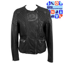 Brampton London Black Quilted