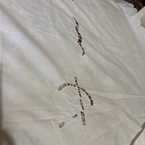 Hand embroidered tablecloth - hand,
