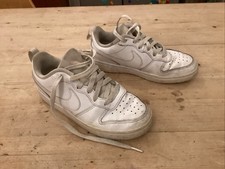 White Nike Kids Trainers In