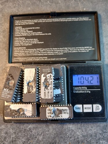 Eprom electronic scrap gold
