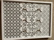 wooden wall key holder shabby