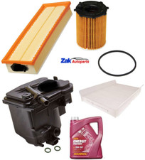 For Peugeot 207 307 206 308 1.6 16v HDI 05-10 Service Kit Engine Oil Set New