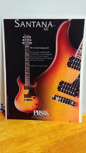 Prs santana 2012 guitar - prs, se