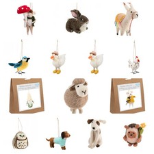 Trimits Make Your Own Animal Needle Felting decoration craft kit Stocking filler