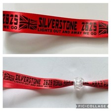 Silverstone 2025 Festival Wristband F1 Formula 1  MotoGP Pack Of 5