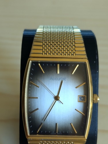 Accurist mens watch gm10 gold - ,