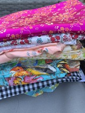 Vintage Fabric Remnants 1.43kg