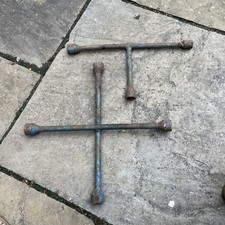 2 x vintage wheel brace 