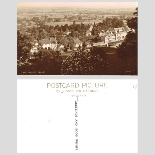 Vintage postcard malvern - -,