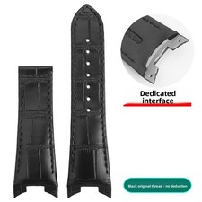 For Rado Diamaster Quality Arc Interface Cowhide Genuine Watch Band Strap 26mm