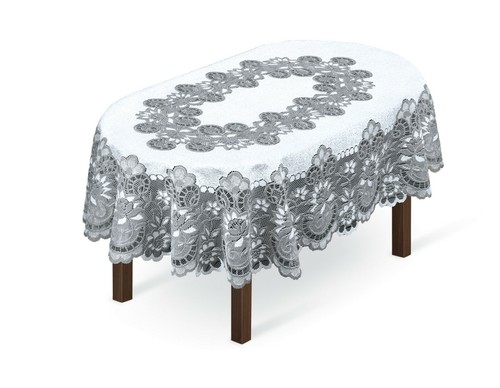 Tablecloth oval lace