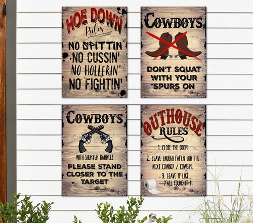 Country western cowboy hoe - &,