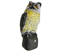 SOLAR OWL GARDEN DECOY BIRD