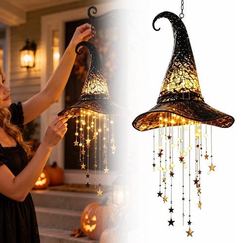 Witch hat tassel decor - hat,