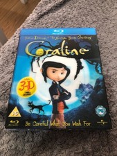 CORALINE 3D BLU RAY NEW SEALED