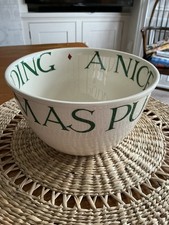 Emma Bridgewater Christmas Toast Christmas Pudding Bowl - New 1st