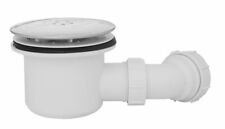 Fluidmaster 90mm Fast Flow Shower Tray Waste Trap Chrome - Top Access