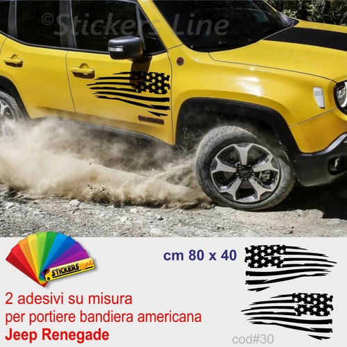 Stickers flag american car - flag,