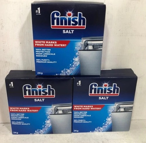 Finish dishwasher salt 3x2kg - dishwasher,