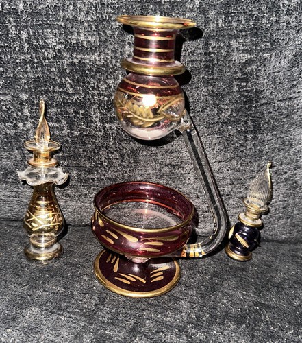 Vintage egyptian hand blown - hand,