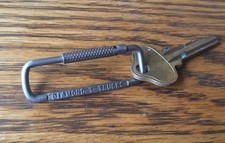 Diamond T Truck KEY RING vtg accessory-