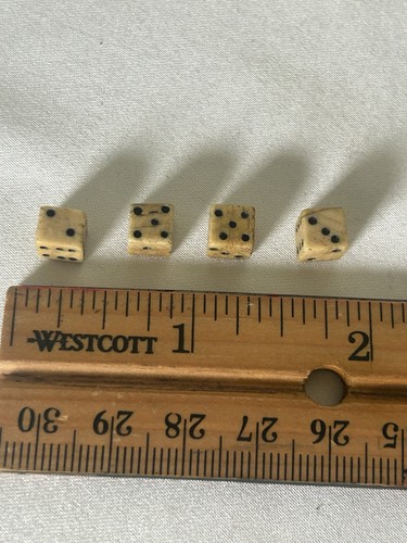 Antique hand cut bone - hand, set
