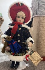Vintage large Porcelain Doll