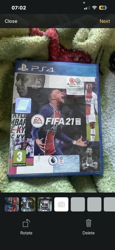 Ps4 football game - bundle,