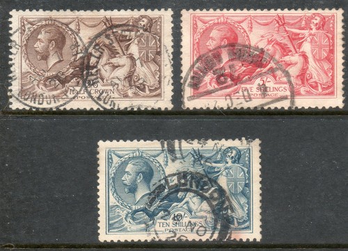 1918 set 3 seahorses - 1918, of
