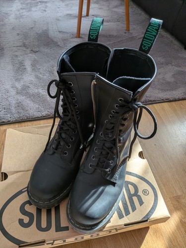 Solovair eye derby boots - solovair, 11