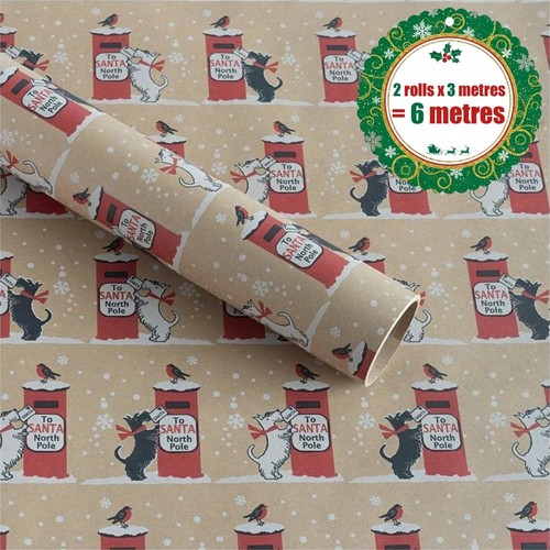6m christmas wrapping - x,