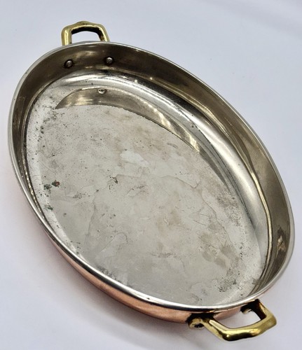 Vintage oval copper - copper, roasting