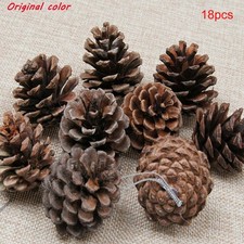 18pcs Pine Cones Christmas Tree Hanging Ornaments Baubles Xmas Home Decoration