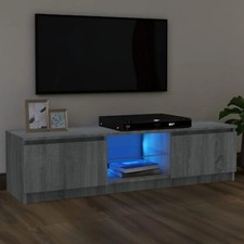 TV Cabinet with LED Lights, TV Stand, Media Entertainment Centre Unit vidaXL