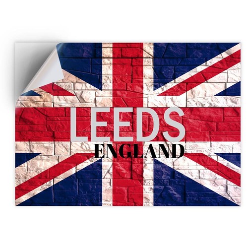 Vinyl sticker leeds england - 1x,