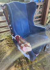 Georgian Wingback Armchair For Restoration