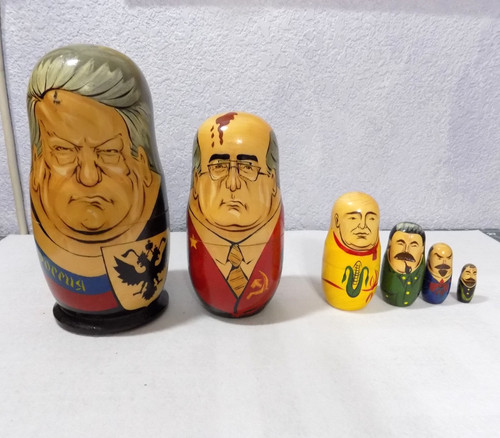 Russian wooden nesting - wooden, doll