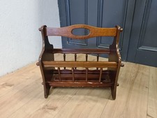 Traditional Wooden Magazine Rack