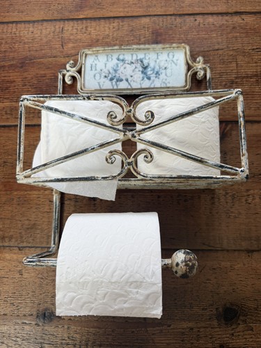 Shabby chic double toilet - shabby,