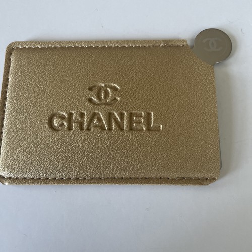 Chanel mirrored gold portable - mirrored,
