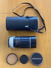 Miranda Sensorex 200mm f/3.5 Telephoto Lens With Haze Filter And Quiver Case