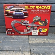 Slot car racing track set - car, with
