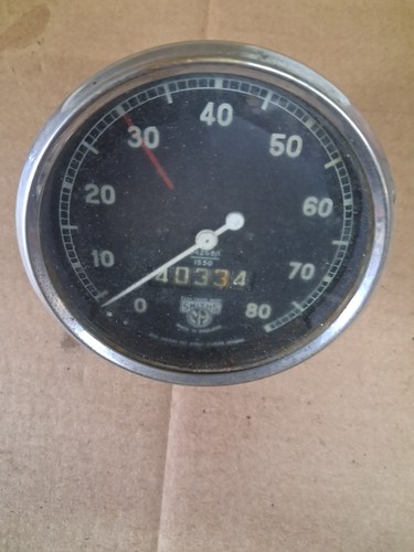 Smiths vinage 1950s car speedo - vinage,