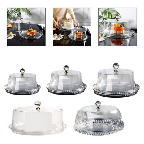 Acrylic cake stand with dome - acrylic,