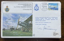 WW2 Luftwaffe ace Peter Duttman KC 91 victories Signed RAF flown 1st flight seri