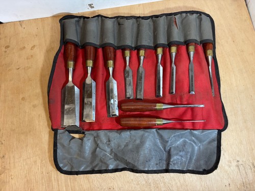 Set woodworking chisels - set,