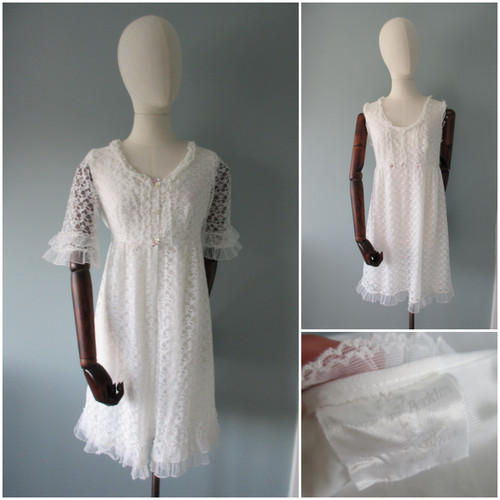 Vintage baby doll nightdress - vintage,