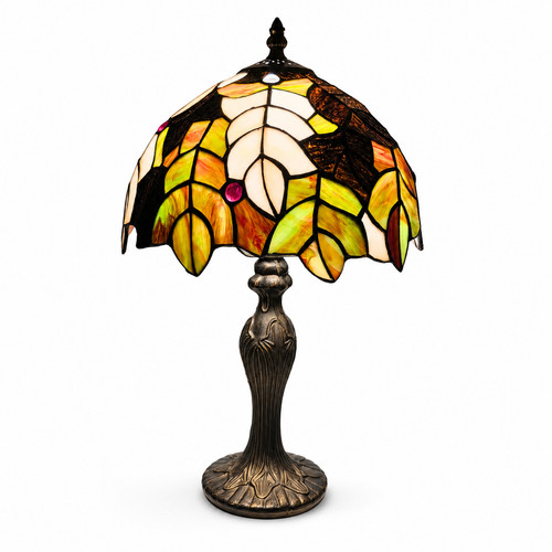 Tiffany style table - table, lamp