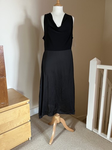 Zara midi dress black - zara,