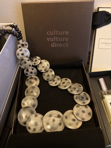 Acrylic necklace originally - acrylic,